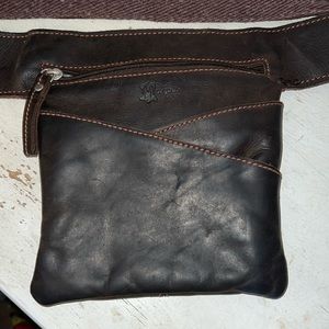 Morgado Piel leather waist purse bag